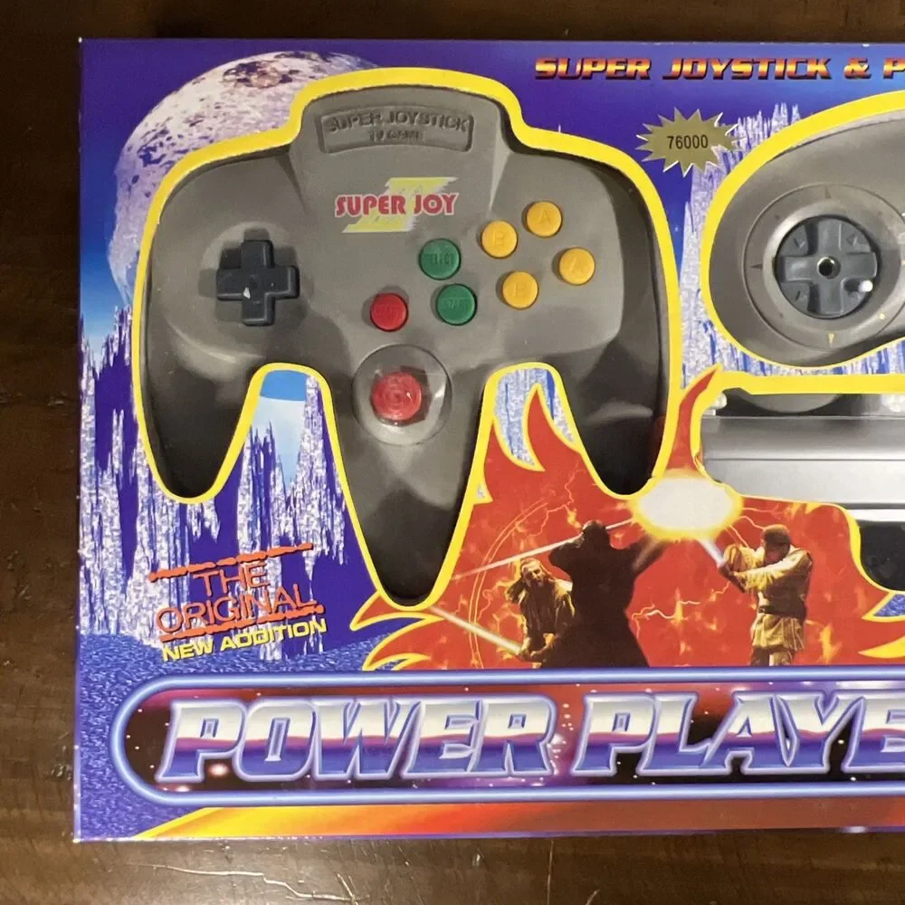 VTG The Original New Addition Power Player Super Joystick & Power Gun Game NOS